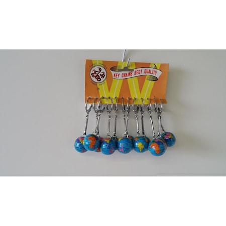 Tapestry Trading Globe Keychains - 2 Dozen 2963A